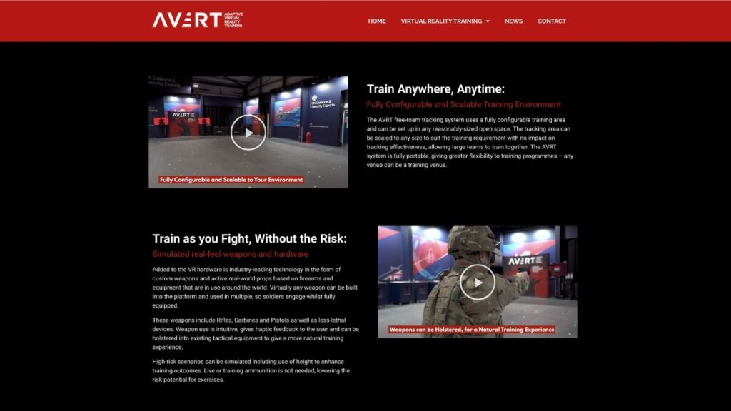 Adaptive Virtual Reality Training - Third page